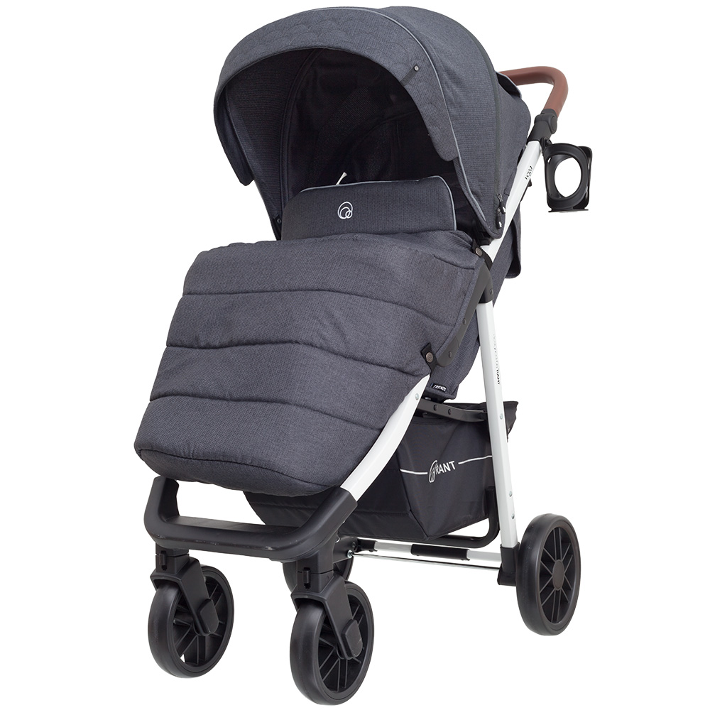 Коляска прогулочная Rant Vega Trends Jet Carbon. Цвет: Графит