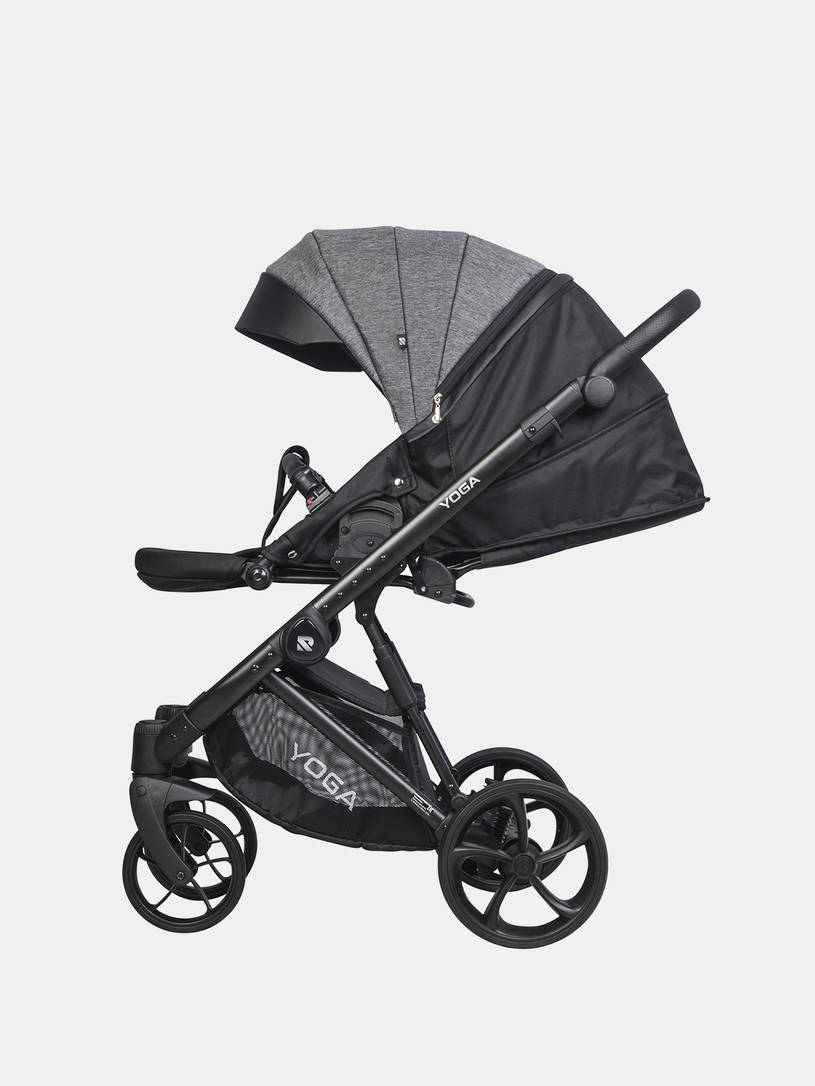 Коляска 2 в 1 Riko Basic YOGA, 01 ГРАФИТ