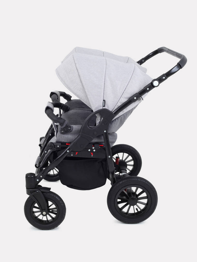 Коляска для двойни 2 в 1 Rant Siena Duo 04 графит-серый