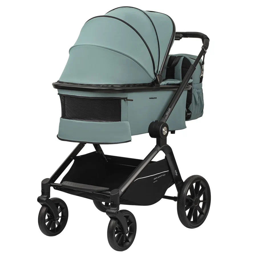 Коляска 2 в 1 Indigo SOLAR зеленый