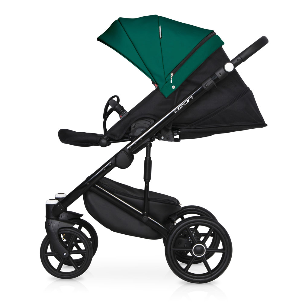 Коляска 3 в 1 Riko Basic Ozon Ecco 22 зеленый
