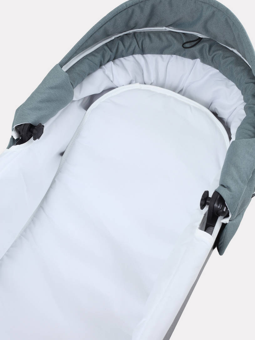 Коляска для двойни 2 в 1 Rant Dream Duo 06 серый-зеленый