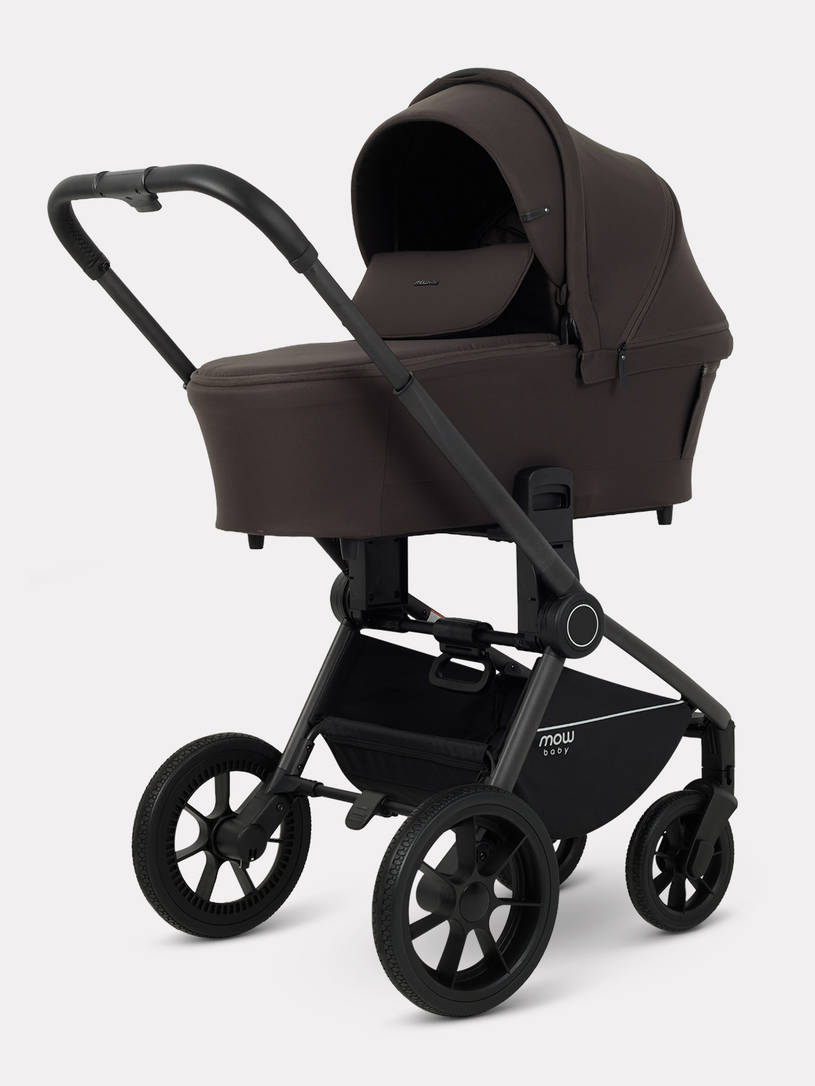 Коляска 3 в 1 Mowbaby Zoom PU Shine brown