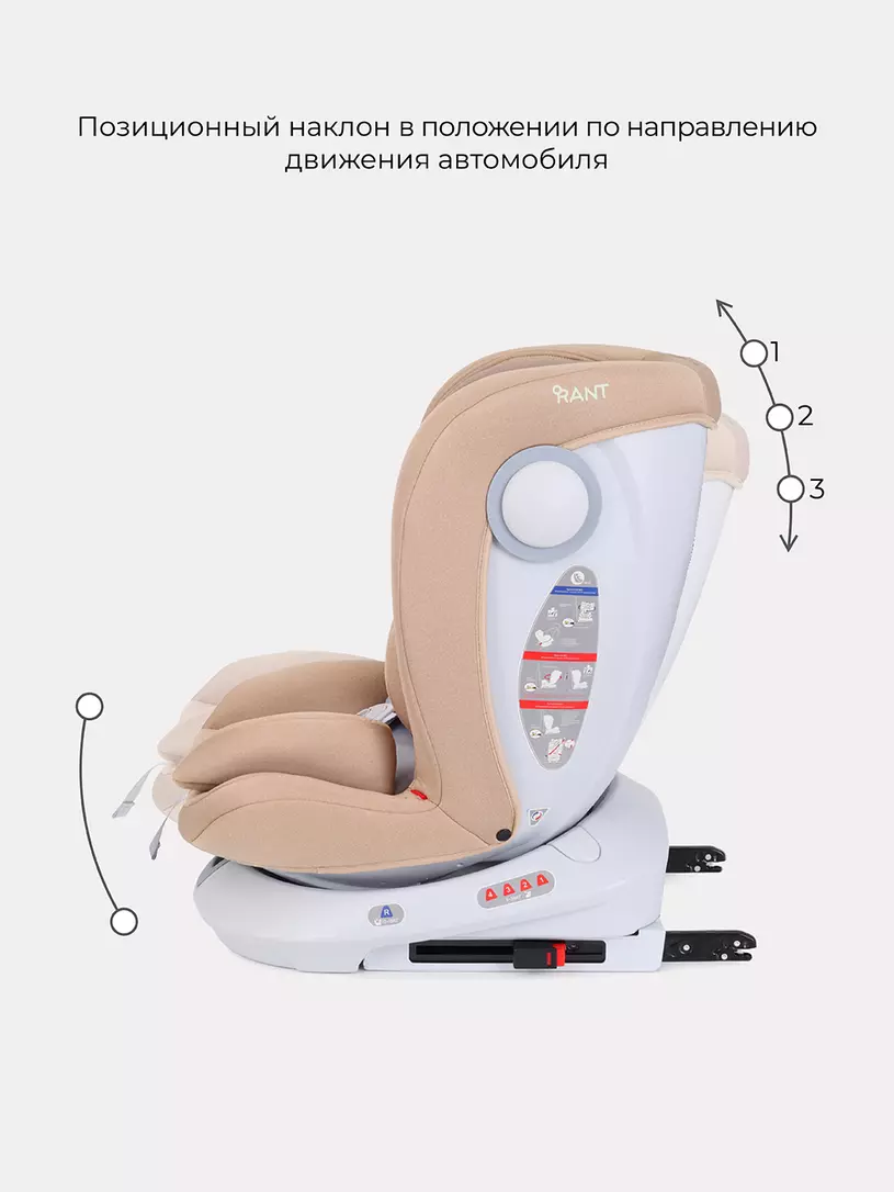Автокресло Rant Drive Active line 0/1/2/3 (0-36 кг) Beige