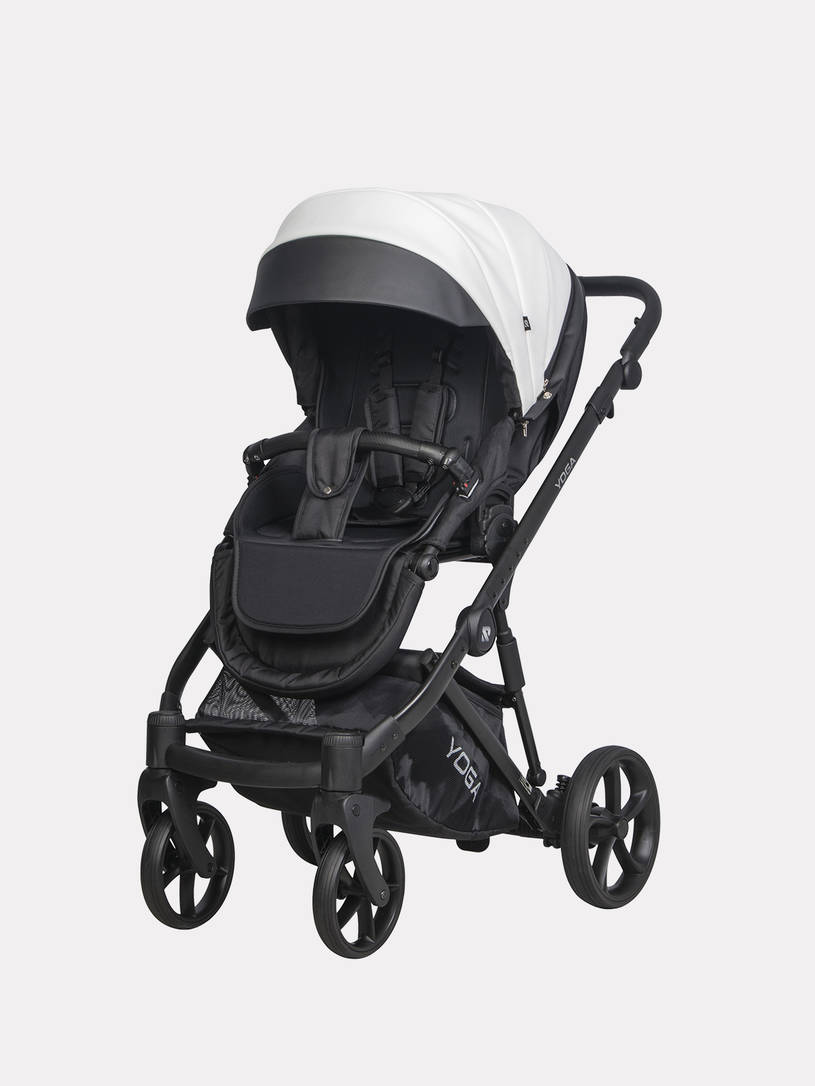 Коляска 3 в 1 Riko Basic Yoga Ecco 11 White, Белый