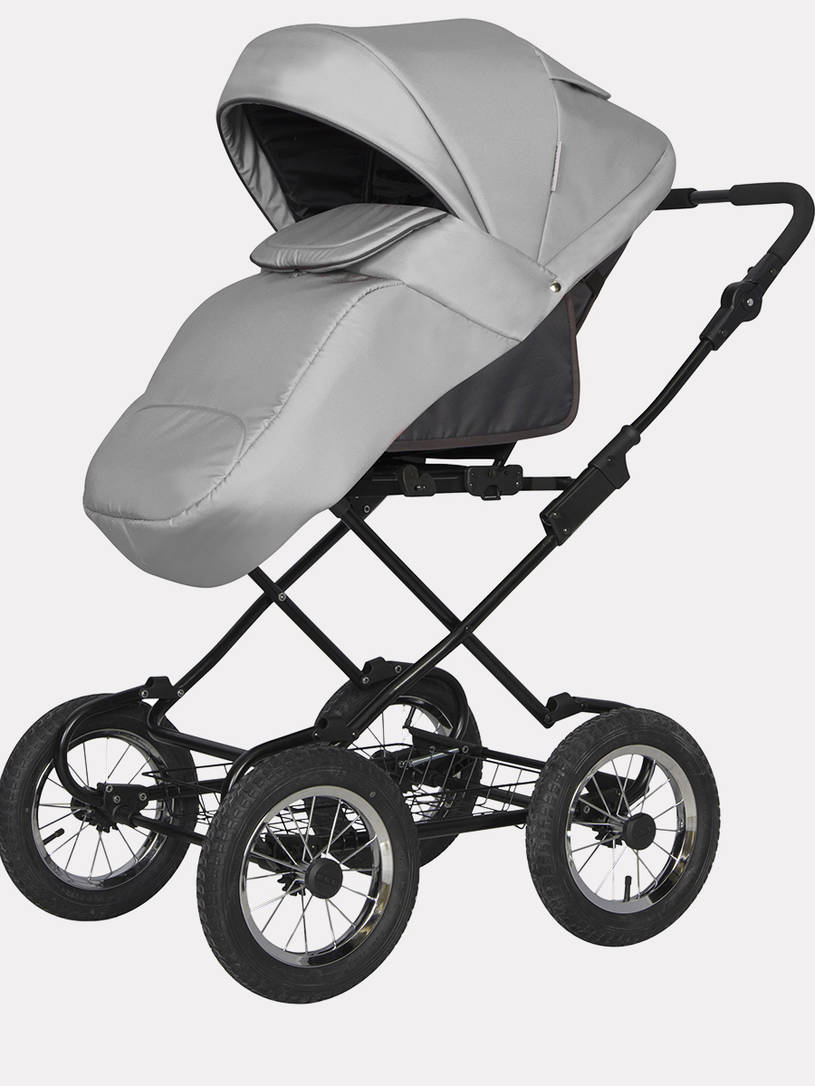 Коляска 2 в 1 Riko Basic Bella 01 серый