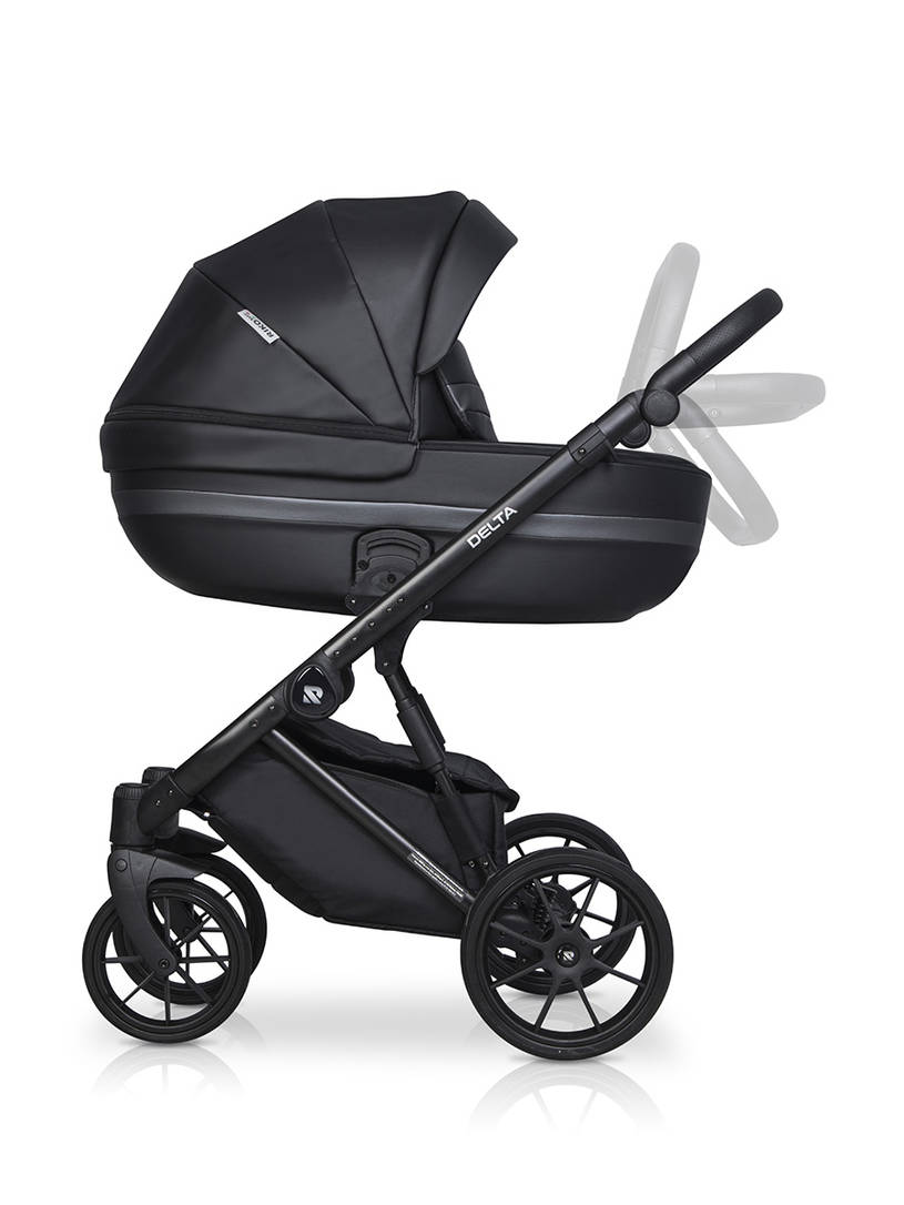 Коляска 2 в 1 RIKO BASIC DELTA ECCO 15 Black