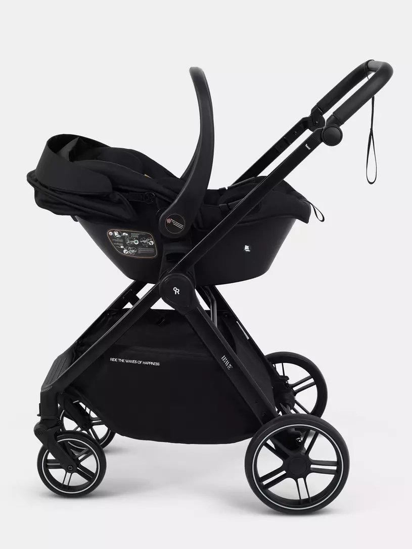Коляска 3 в 1 Rant Basic Wave Black