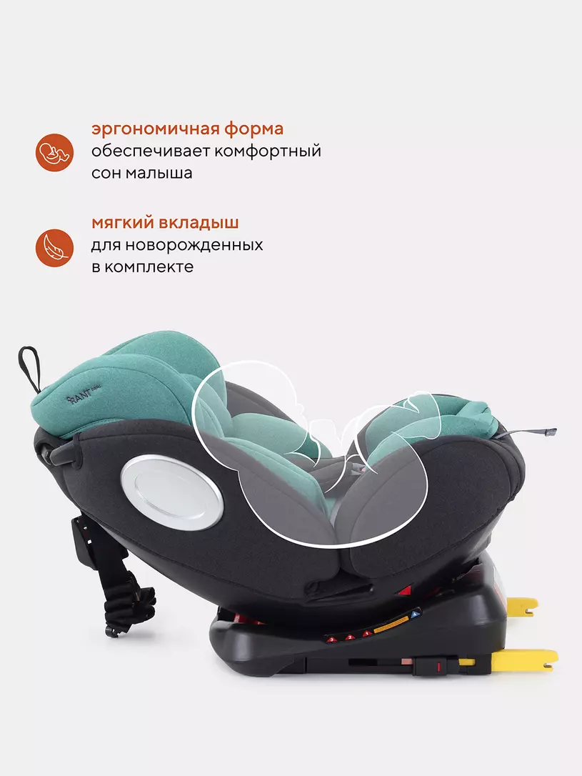 Автокресло Rant Basic Twist 0/1/2/3 (0-36 кг) Mint