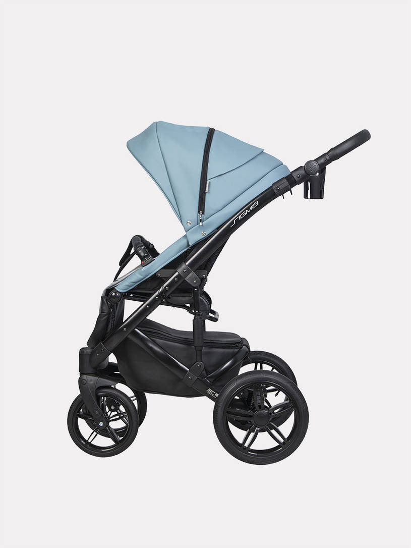 Коляска 2 в 1 Riko Sigma Pro Сrystal blue