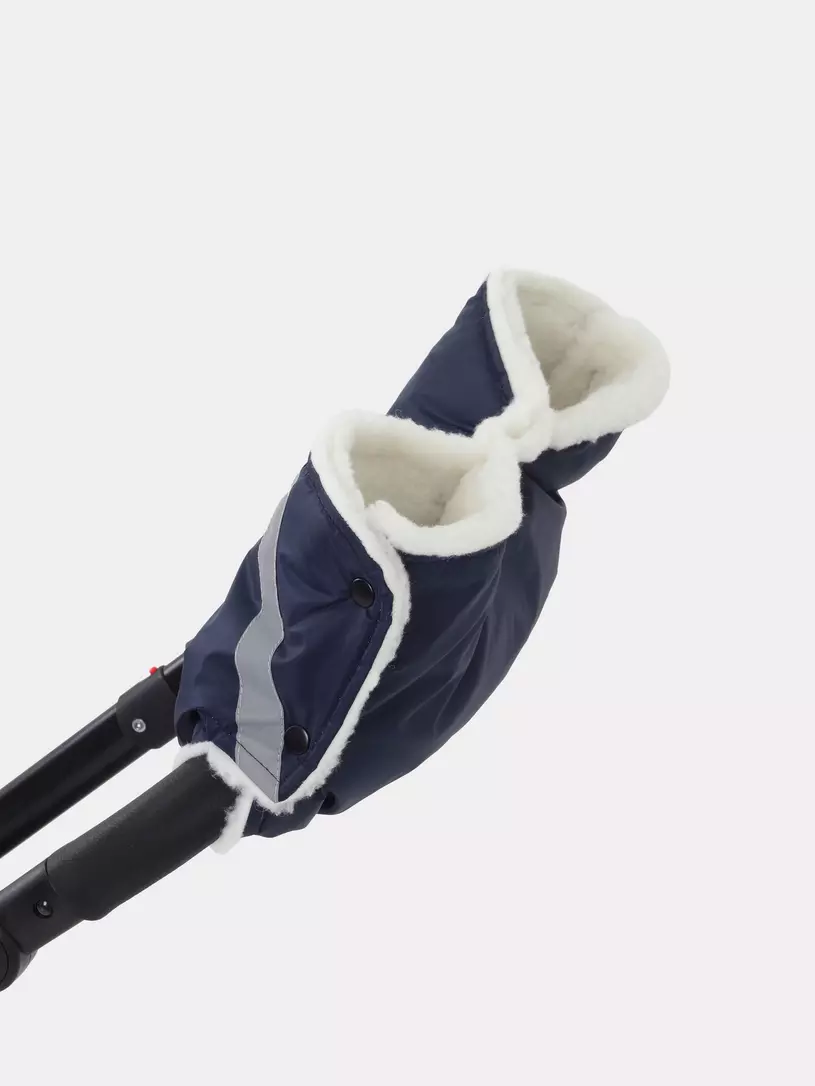 Муфта для рук на коляску Топотушки синий