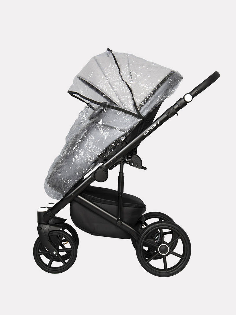 Коляска 2 в 1 Riko Basic Ozon Shine 03 серый