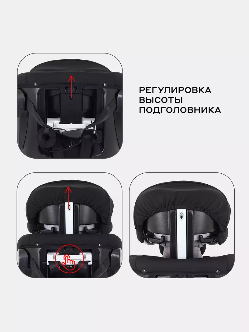 Автокресло Rant Nitro Plus isofix 0/1/2/3 (0-36 кг) Grey