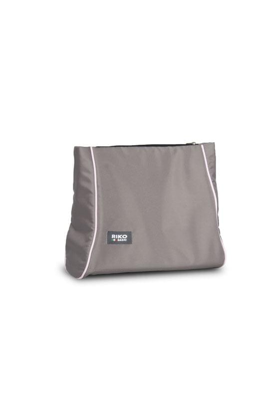 Коляска 2 в 1 Riko Basic Alfa Ecco 09 серо-розовый