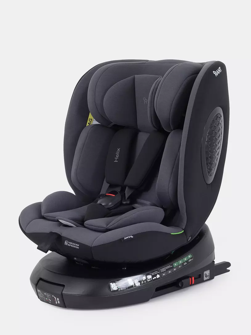 Автокресло Rant Helix isofix группа 0/1/2/3 (40-150 см; 0-36 кг), Grey