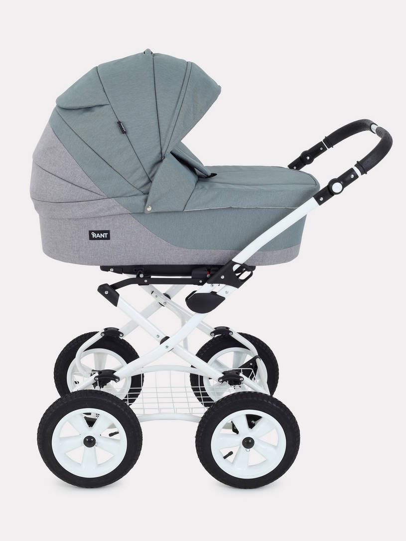 Коляска 2 в 1 Rant Siena Classic 09 серый-зеленый