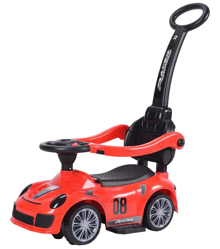 Детская каталка Sevillababy Racer 3 в 1 с ручкой 8189 red/красный