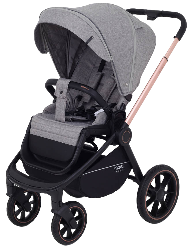 Коляска 3 в 1 MOWBaby ZOOM PU RA087 Gold Beige