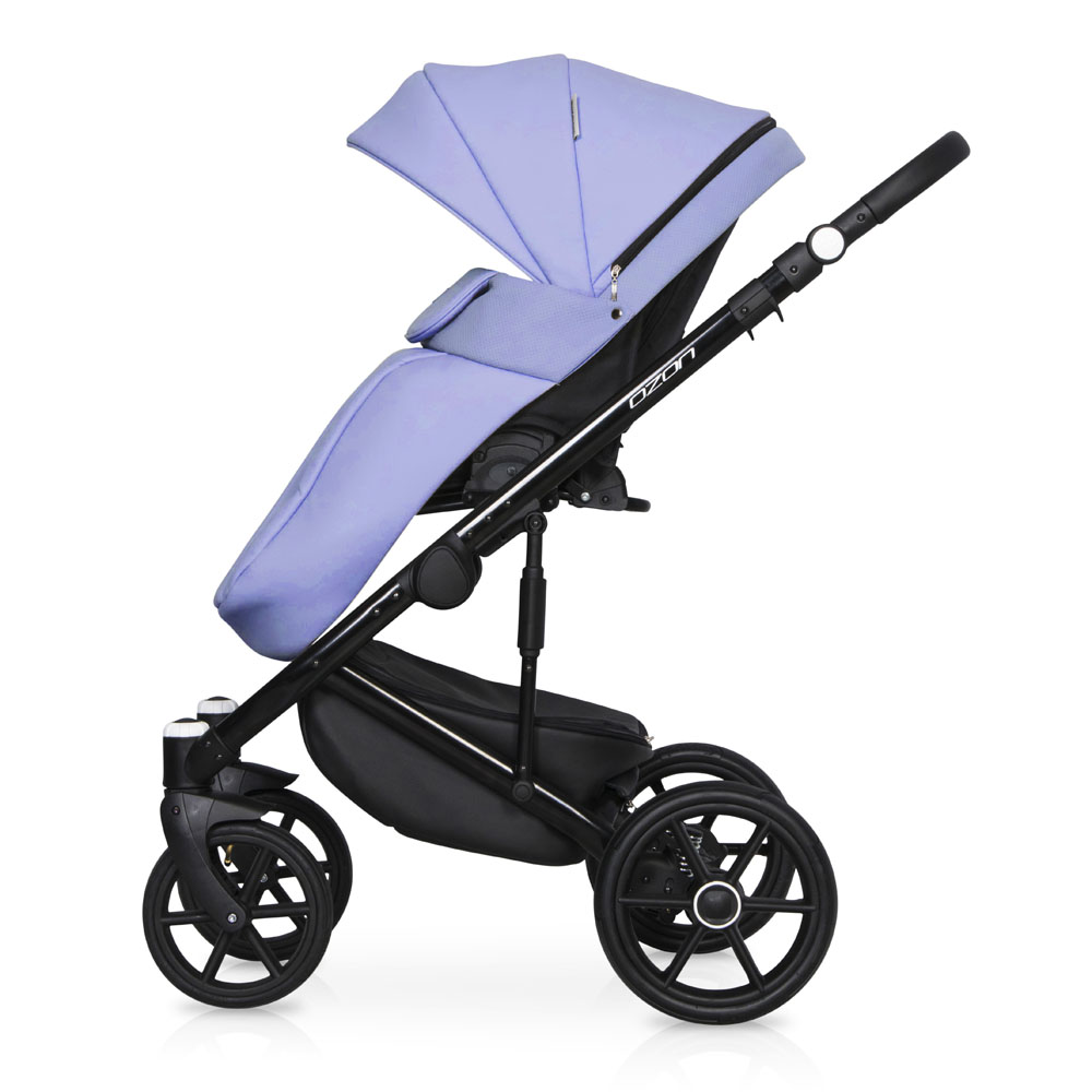 Коляска 3 в 1 Riko Basic Ozon Ecco 21 фиолетовый