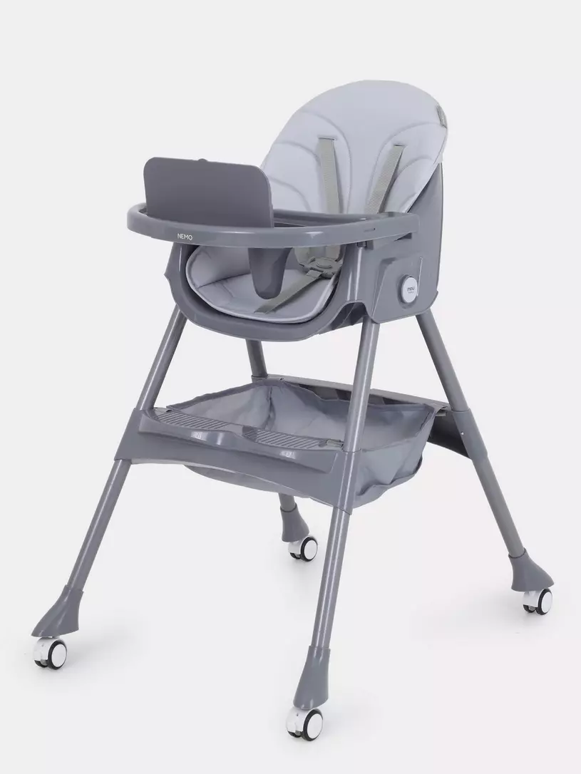 Стульчик для кормления Mowbaby Nemo Light grey