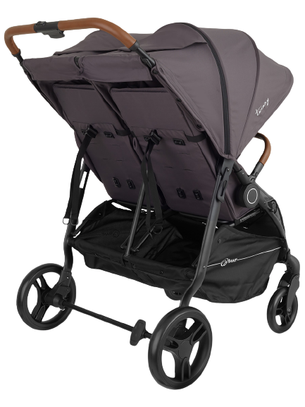 Коляска прогулочная для двойни Rant Twinny RA151 Moon grey. Цвет: Темно-серый