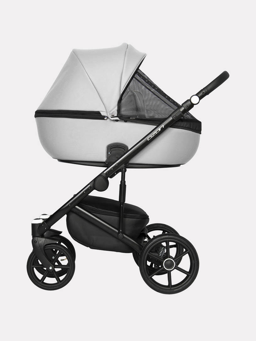 Коляска 2 в 1 Riko Basic Ozon 05 светло-серый