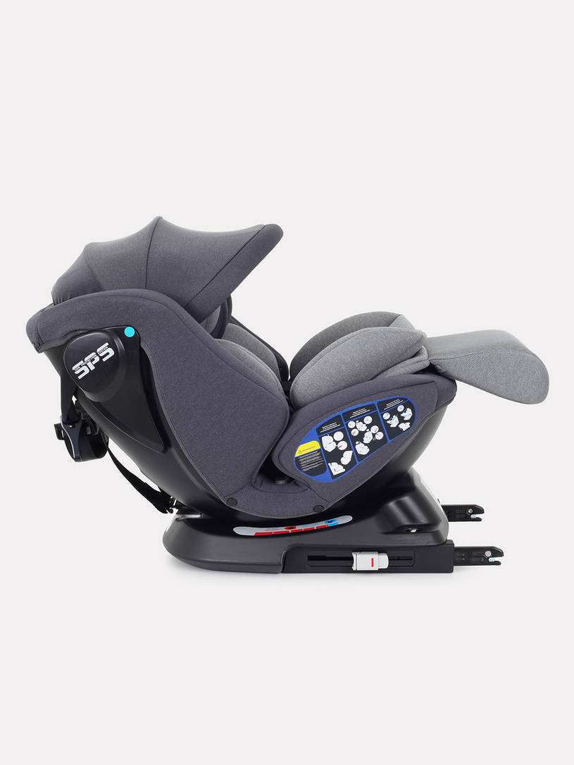 Автокресло Rant Nitro Plus isofix группа 0/1/2/3 (0-36 кг) Grey