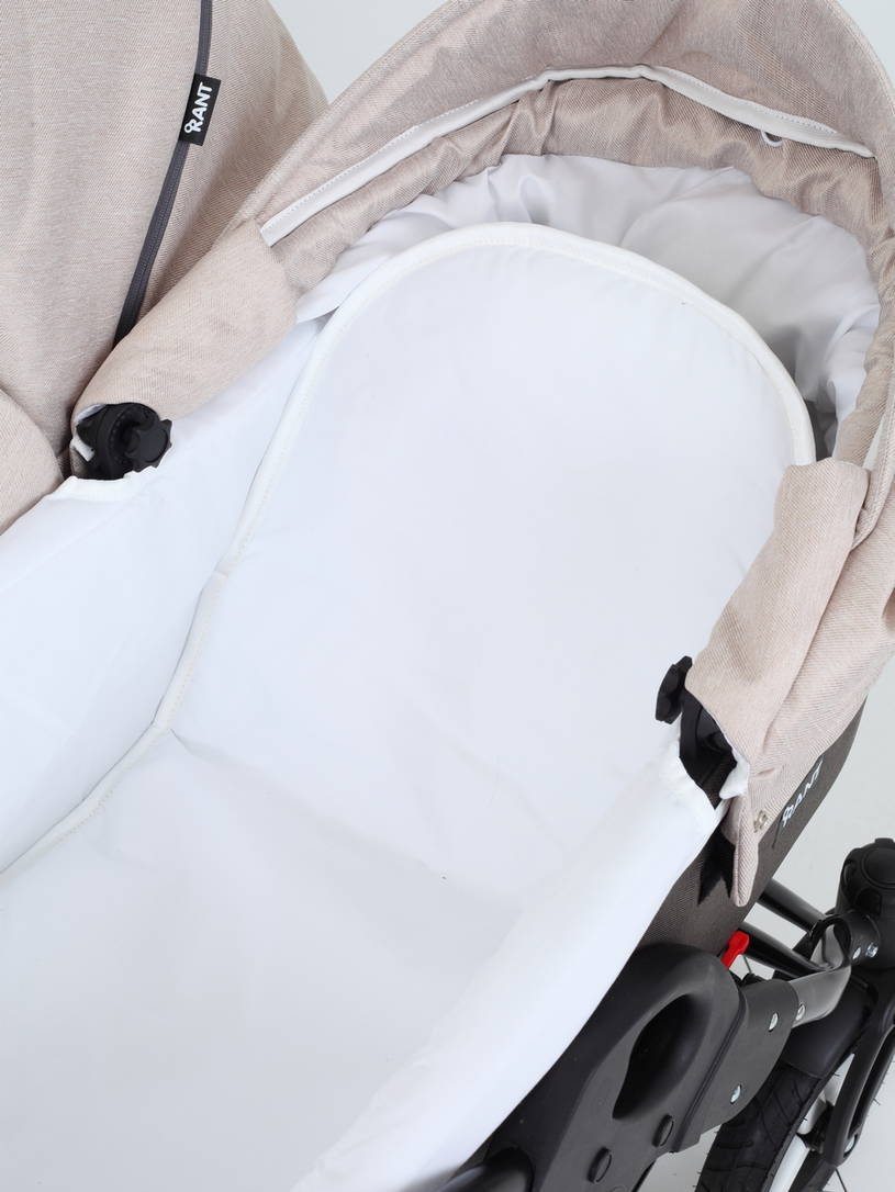 Коляска для двойни 2 в 1 Rant Dream Duo 05 коричневый-бежевый
