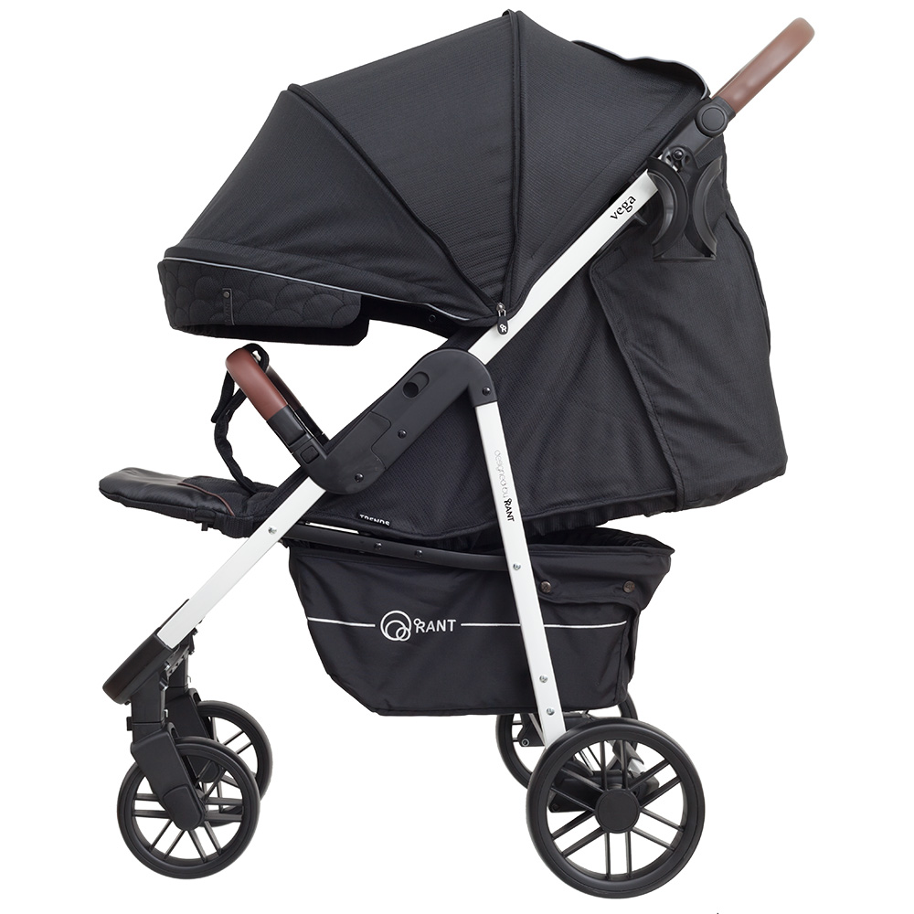 Коляска прогулочная Rant Vega Trends Midnight Black. Цвет: Черный