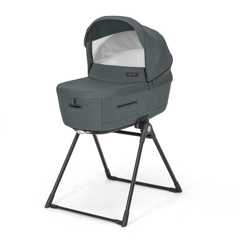Коляска 3 в 1 i-Size Inglesina Aptica New с подставкой под люльку Standup, Emerald Green