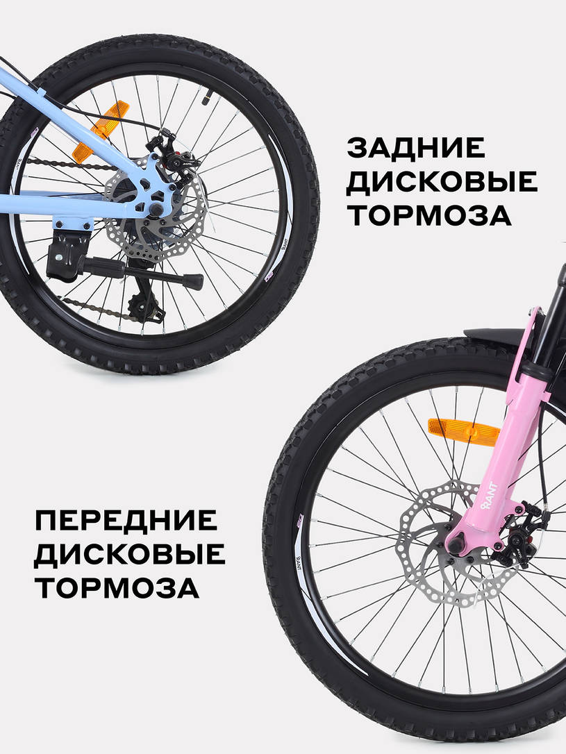 Велосипед 2-х колесный Rant Volant 20 розовый градиент