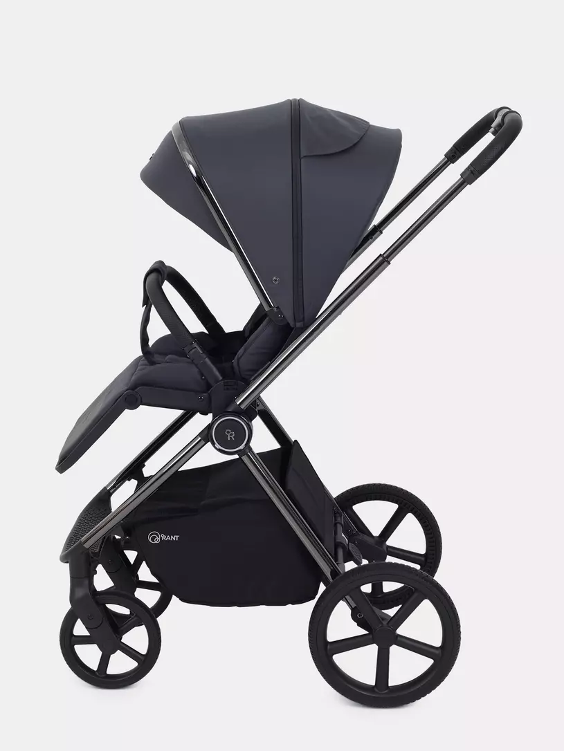 Коляска 2 в 1 Rant Teo Black Chrome Graphite