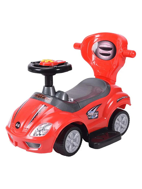 Детская каталка Sevillababy Mega Car 3 в 1 с ручкой BC202 red/красный