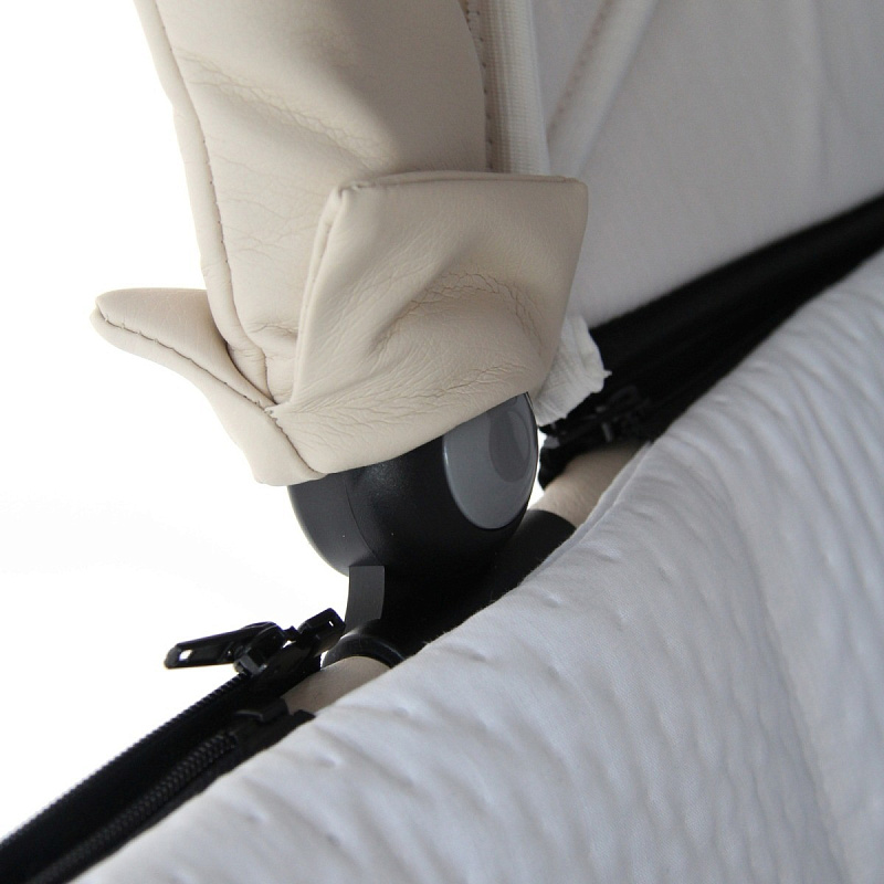 Детская коляска Sevillababy Tisso 2 в 1 светло-бежевый экокожа