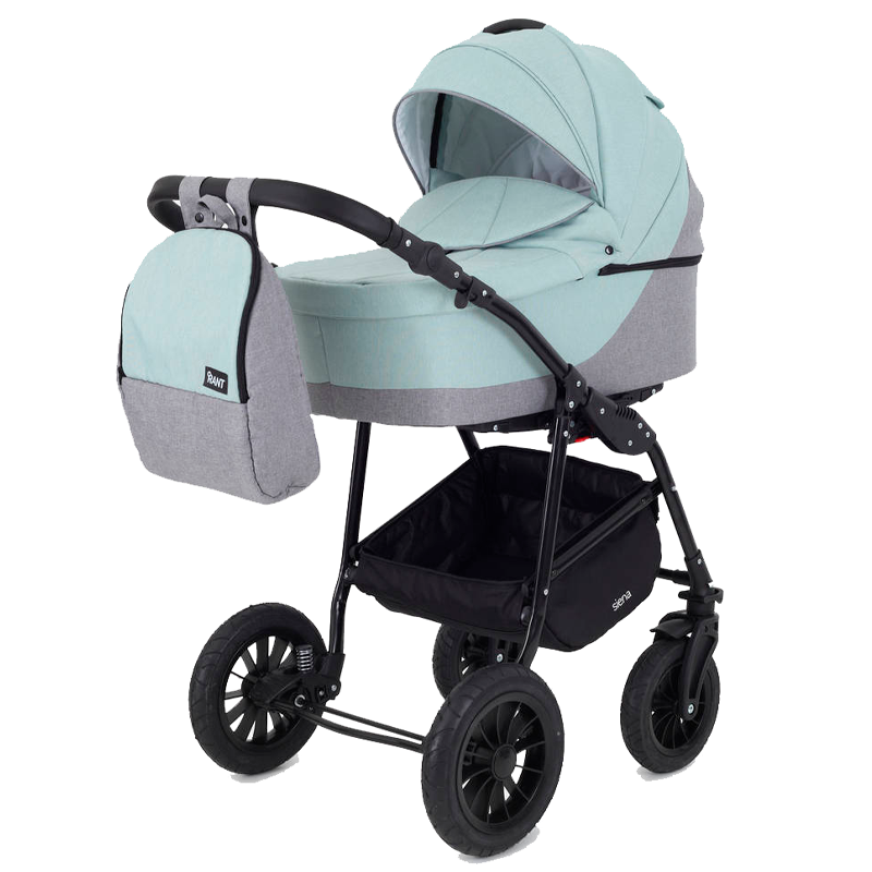 Коляска Rant Siena 2024 10 серый-ментоловый