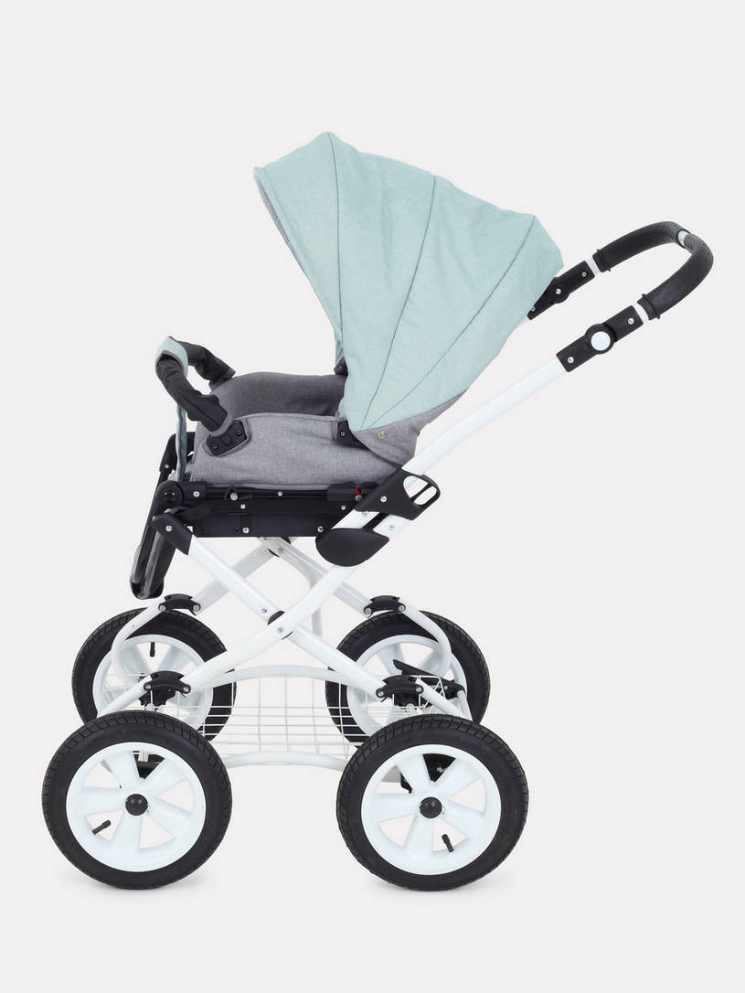Коляска 2 в 1 Rant Siena Classic 08 серый-ментоловый