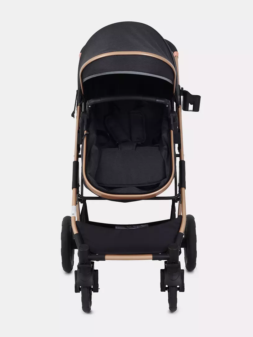 Коляска-трансформер 3 в 1 Mowbaby Jasper Gold black