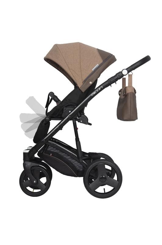 Коляска 2 в 1 Riko Basic Aicon 10 бежево-коричневый