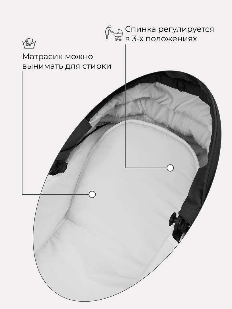 Коляска 3 в 1 Rant Patio Purple