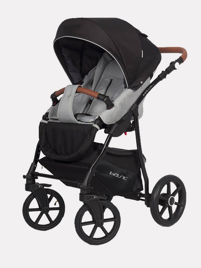 Коляска 2 в 1 Riko Basic Bella Lux 02 серый
