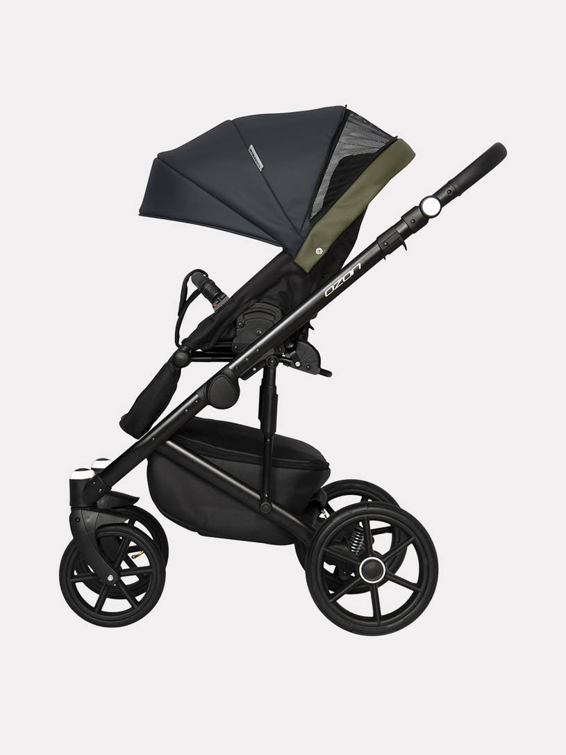 Коляска 2 в 1 Riko Basic Ozon 02 оливковый