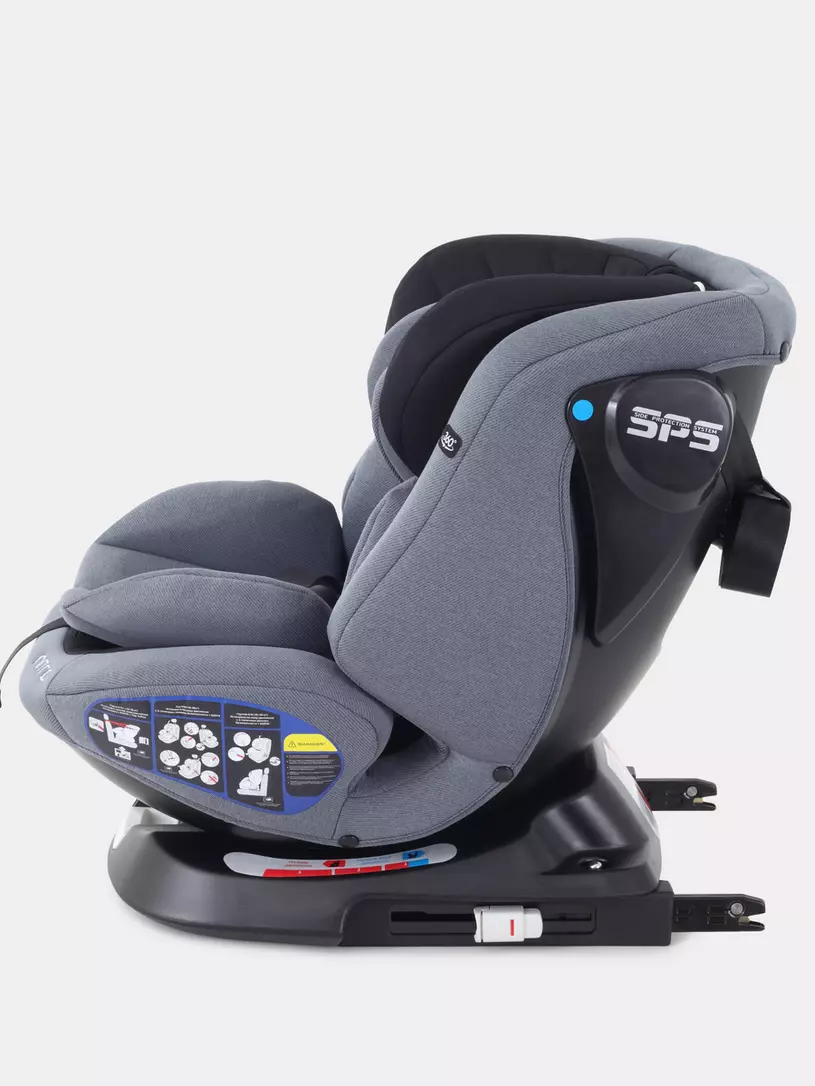 Автокресло Rant Nitro 0/1/2/3 (0-36 кг) Grey/Black