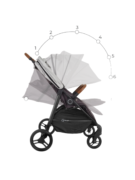 Коляска прогулочная для двойни Rant Twinny RA151 Soft grey. Цвет: Серый