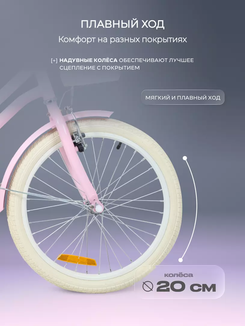 Велосипед 2-колесный Rant Vintage 20 Pink