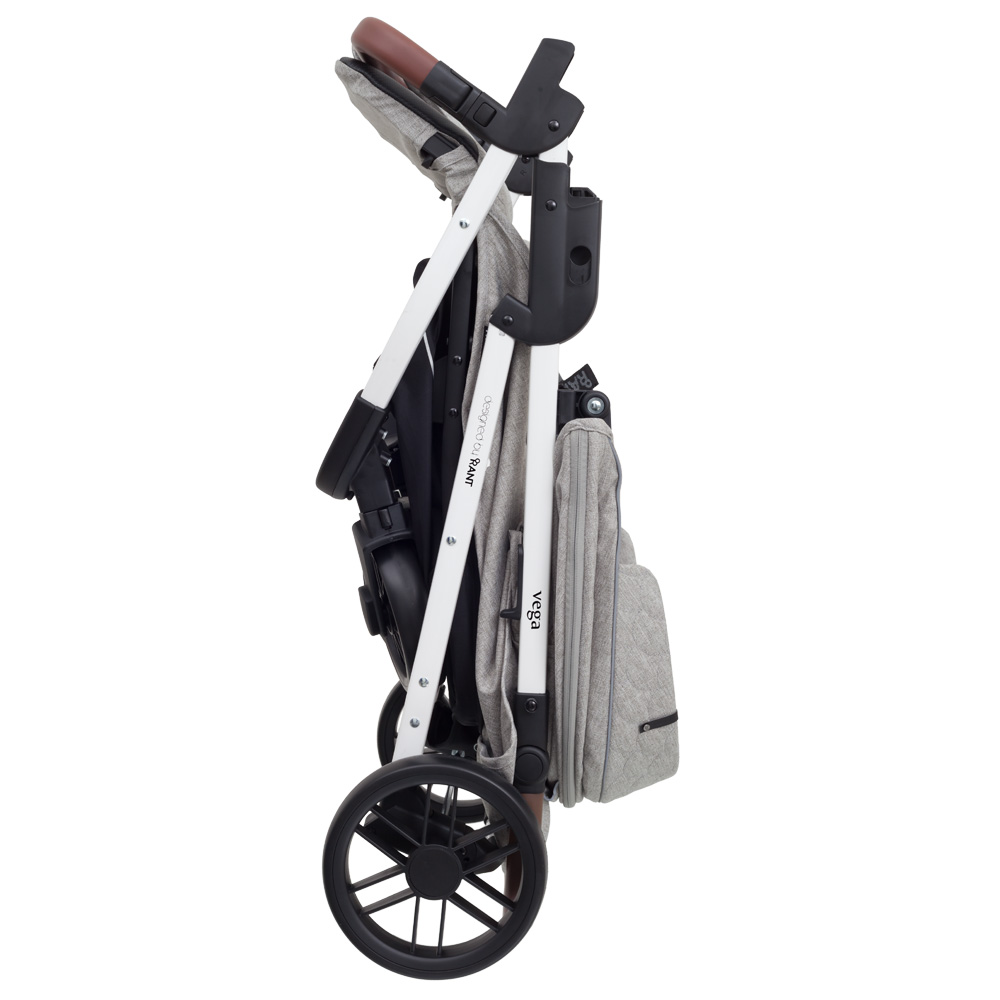 Коляска прогулочная Rant Vega Trends Mineral Silver. Цвет: Серый