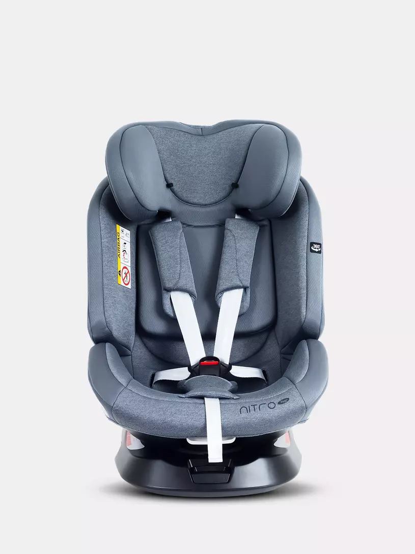 Автокресло Rant Nitro new isofix группа 0/1/2/3 (0-36 кг) Grey