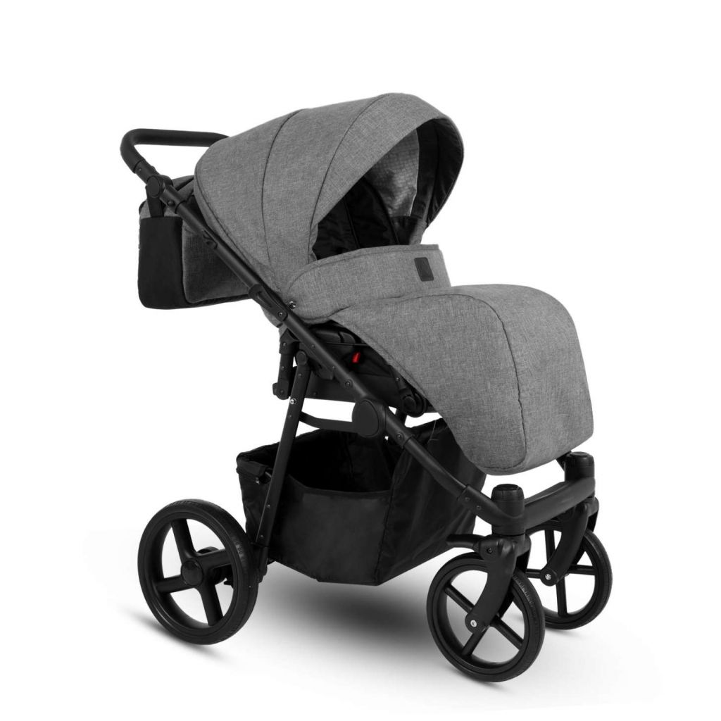 Коляска 2 в 1 Camarelo Navo, Темно-серый меланж