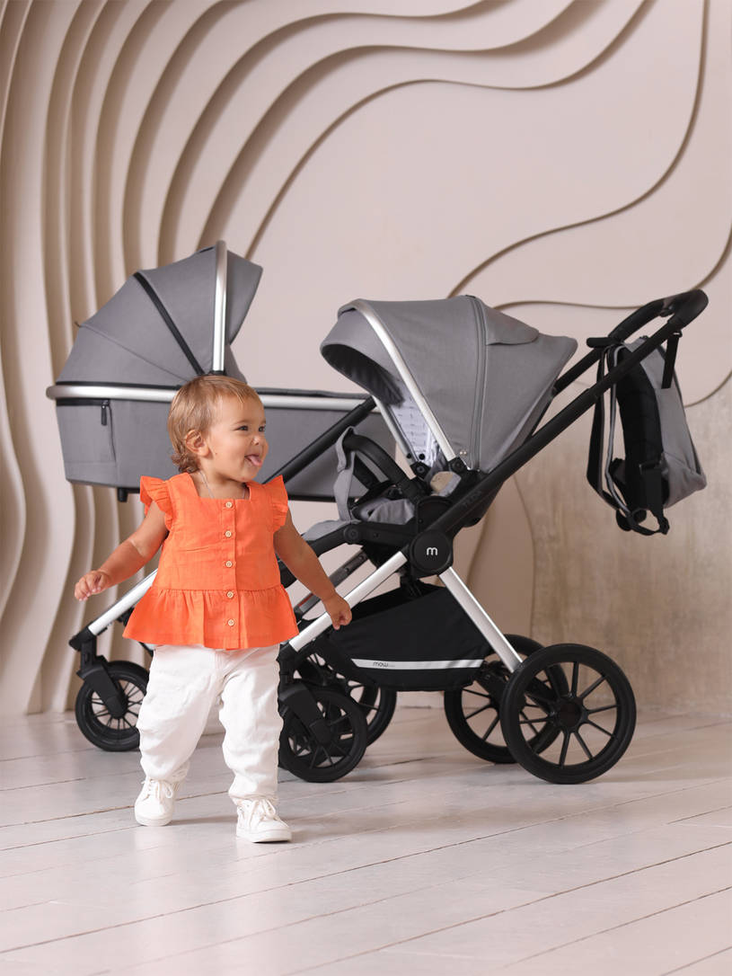 Коляска 2 в 1 Mowbaby Tilda Grey