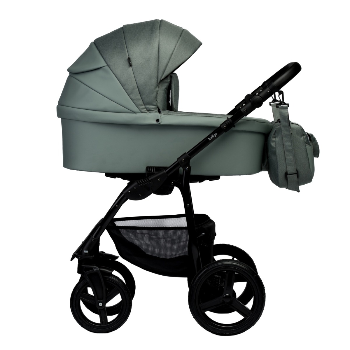 Коляска 2 в 1 Indigo Impulse Eco, Ie 01 (Шалфей)