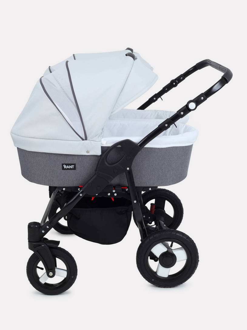 Коляска для двойни 2 в 1 Rant Dream Duo 01 графит-серый